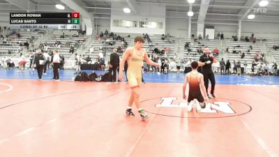 145 lbs Consi Of 32 #2 - Landon Rowan, AL vs Lucas Santo, RI