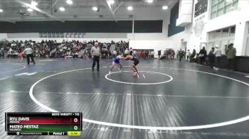 113 lbs Cons. Round 2 - Ryu Davis, Merced vs Mateo Mestaz, Valencia