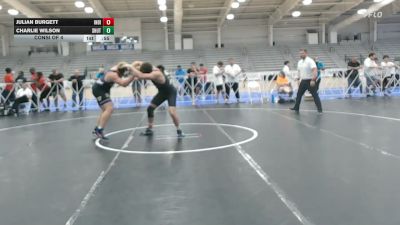 220 lbs Consi Of 4 - Julian Burgett, Indiana Outlaws Black - HSB vs Charlie Wilson, Team Shutt Weaver - HSB