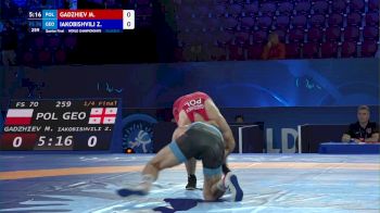 70 kg 1/4 Final - Magomedmurad Gadzhiev, Poland vs Zurabi Iakobishvili, Georgia
