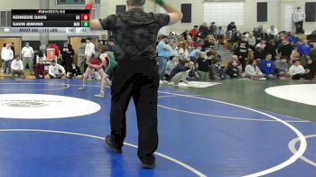 113 lbs Consi Of 4 - Kennedie Davis, Bridgewater-Raynham vs Gavin Jenkins, Marshfield