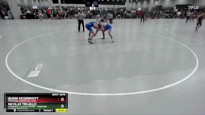 138 lbs Cons. Round 5 - Quinn McDermott, Crusader Wrestling Club vs Nicolas Trujillo, Community Youth Center - Concord Campus Wrestling