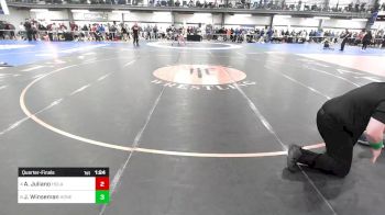108 lbs Quarterfinal - Andrew Juliano, Holand Patent vs John Winseman, Honeoye Falls-lima
