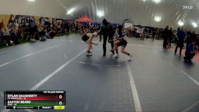 96 lbs Finals (2 Team) - Easton Beard, DWA vs Dylan Daugherty, CP Wrestling