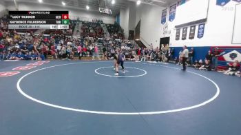 115 lbs Champ. Round 1 - Kaydence Fulkerson, Tongue River vs Lucy Ticknor, Glenrock