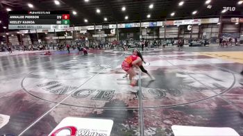 112 lbs 3rd Place Match - Annalee Pierson, Sturgis Youth Wrestling vs Keeley Kainoa, Gorilla Wrestling Club