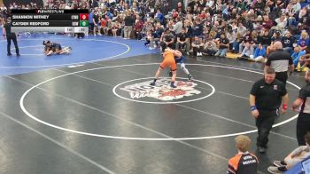 157 lbs Cons. Round 4 - Cayden Redford, Gowanda vs Shannon Withey, Lyndonville