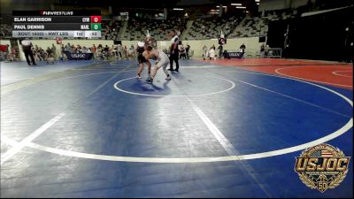Consi Of 4 - Elan Garrison, Coweta Tiger Wrestling vs Paul Dennis, Marlow Outlaws