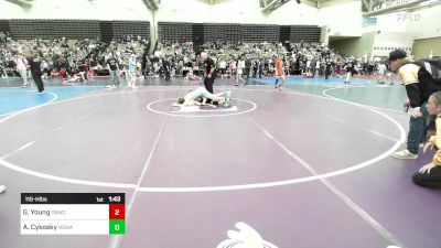 115-H lbs Round Of 32 - Gavin Young, OBWC vs Aiden Cykosky, Northern Delaware Wrestling Academy