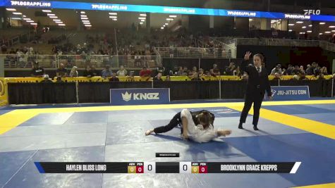Brooklynn Grace Krepps vs Haylen Bliss Long 2025 Pan Kids Jiu-Jitsu IBJJF Championship