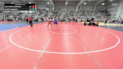 182 lbs Consi Of 8 #1 - Matthew Quintero, NY vs Wyatt Gordon, OH