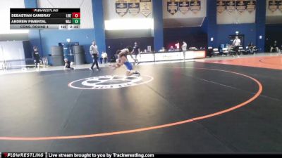 141 lbs Cons. Round 4 - Andrew Pimental, Washington & Lee vs Sebastian Cambray, Liberty