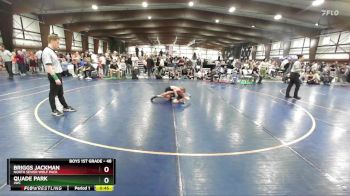 48 lbs Cons. Round 1 - Briggs Jackman, North Sevier Wolf Pack vs Quade Park, JWC