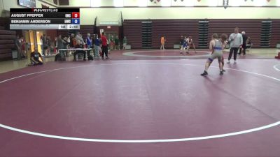 132.7-140.6 lbs Champ. Round 2 - August Pfeffer, Guerrilla Wrestling Club vs Benjamin Anderson, Immortal Athletics Wrestling Club