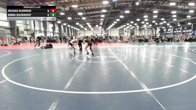 114 lbs Round Of 32 - Juliana Eldridge, AL vs Emma Bauknight, FL