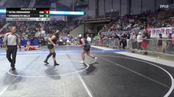 165 lbs Cons. Round 3 - Myra Hernandez, Garden City Wrestling Club vs Kymberlyn Mills, Hutchinson Kids Wrestling Club