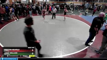98 lbs Champ. Round 1 - Preston Neufeld, Reardan vs Jared Wallace, Post Falls