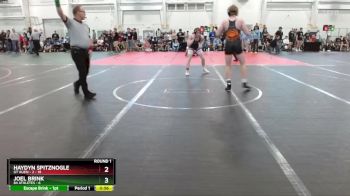 126 lbs Round 1 (10 Team) - Haydyn Spitznogle, GT Alien - 2 vs Joel Brink, 84 Athletes