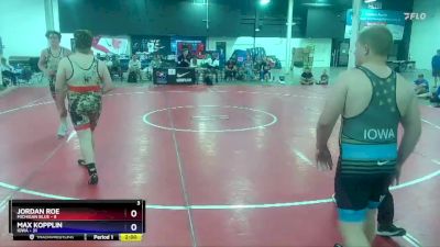 250 lbs Placement Matches (8 Team) - Jordan Roe, Michigan Blue vs Max Kopplin, Iowa