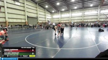 142 lbs Cons. Round 2 - Crash Sherman, Sons Of Atlas vs Hayzen Crowley, Cougars Wrestling Club