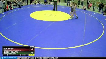 55 lbs Quarterfinal - Ava Harris, Illinois Valley Youth Wrestlin vs Haidyn Williams, Hermiston Wrestling