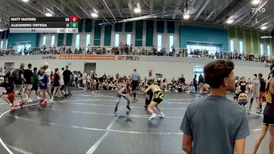84 lbs Round 5 (6 Team) - Alejandro Ortega, Eagle Empire vs Matt Waters, Creeks Wrestling