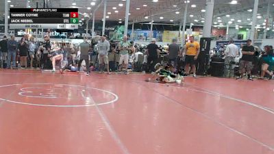76 lbs Rr Rnd 1 - Tanner Coyne, Team Stay Ready - EL vs Jack Niebel, Steller Trained Jango - EL