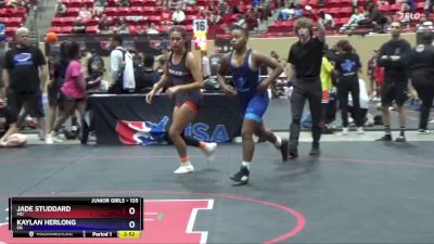 135 lbs Quarterfinal - Jade Studdard, MO vs Kaylan Herlong, OK