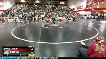 125 lbs Cons. Round 2 - Lynsey Lawson, Star Valley vs Alexis Thompson, Pinedale