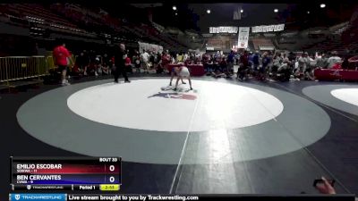 100 lbs Placement Matches (16 Team) - Emilio Escobar, SDIKWA vs Ben Cervantes, CVWA