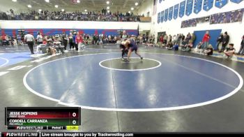 120 lbs Cons. Round 2 - Jesse Hopkins, Priest River vs Cordell Carranza, Pocatello