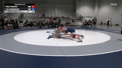 125 lbs Cons. Round 6 - Max Vanadia, Michigan Wrestling Club vs Jay Henderson, Spartan Combat RTC/ Titan Mercury Wrestling Club (TMWC)