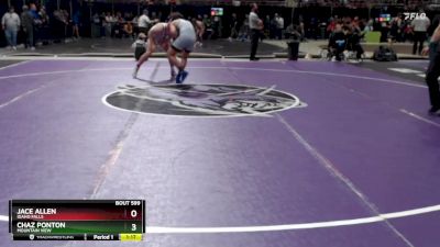 165 lbs Champ. Round 2 - Chaz Ponton, Mountain View vs Jace Allen, Idaho Falls