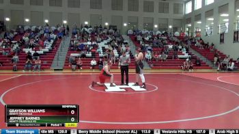 287 lbs Semifinal - Jeffrey Barnes, Hewitt-Trussville MS vs Grayson Williams, Hewitt-Trussville