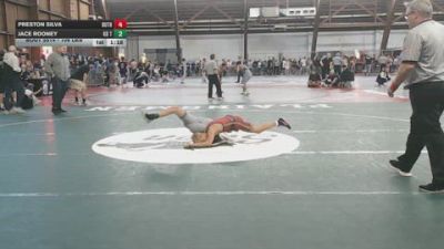 106 lbs 5th Place - Preston Silva, Ruthless vs Jace Rooney, KD Training Center