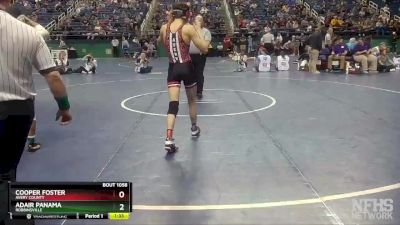 1A 106 lbs Semifinal - Adair Panama, Robbinsville vs Cooper Foster, Avery County