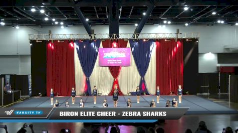 Biron Elite Cheer - Zebra Sharks [2021 L1 Youth - D2 - Small Day 1] 2021 The American Spectacular DI & DII