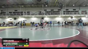 87 lbs Cons. Round 3 - Nathanial Sanders, Red Cobra Wrestling Academy vs Alden Walker, Maurer Coughlin Wrestling Club