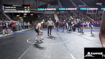 115 lbs Cons. Round 2 - Ryder Rausch, Haysville vs Kinden Miller, Wabaunsee