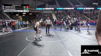 115 lbs Cons. Round 2 - Ryder Rausch, Haysville vs Kinden Miller, Wabaunsee