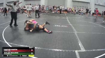 120 lbs Champ. Round 1 - Raylee Mullenix, F-5 Grappling vs Sawyer Martin, Alpha Elite