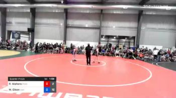 43 kg Quarterfinal - Ryland Walters, Poway Elite vs Michael Olson, Sebolt Wrestling Academy