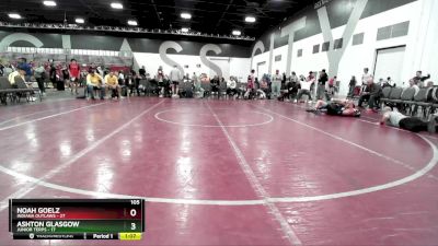 105 lbs Placement Matches (8 Team) - Noah Goelz, Indiana Outlaws vs Ashton Glasgow, Junior Terps