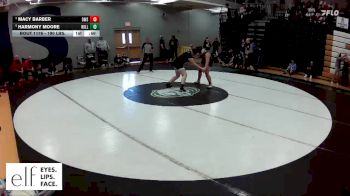 190 lbs. Cons. Semi - Macy Barber, Omaha Westside vs Harmony Moore, Willard