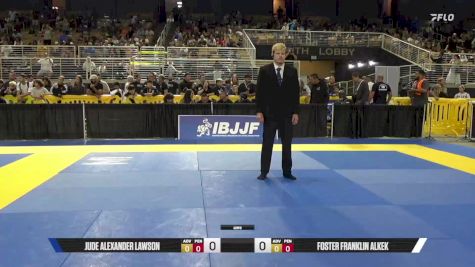 Jude Alexander Lawson vs Foster Franklin Alkek 2025 Pan Kids Jiu-Jitsu IBJJF Championship