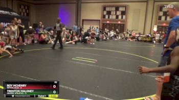 52 lbs Semis & 1st Wrestleback (8 Team) - Trenton Maloney, Armory Athletics vs Roy McHenry, Revival Blue