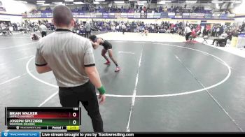 165 lbs Cons. Round 3 - Brian Walker, Linfield University vs Joseph Spizzirri, Wisconsin-Oshkosh