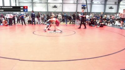 113 lbs 5th Place Match - Brodie Henderson, Durham Wrestling Club vs Eli Mayer, Vacaville Wrestling Club