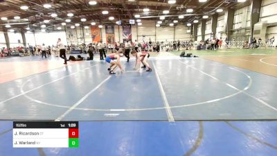 152 lbs Round Of 32 - Jack Ricardson, CT vs Joshua Warland, NY