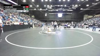 106 lbs Cons. Round 3 - Xander Lazenby, Spring Hill HS vs Cyler Luck, Hays